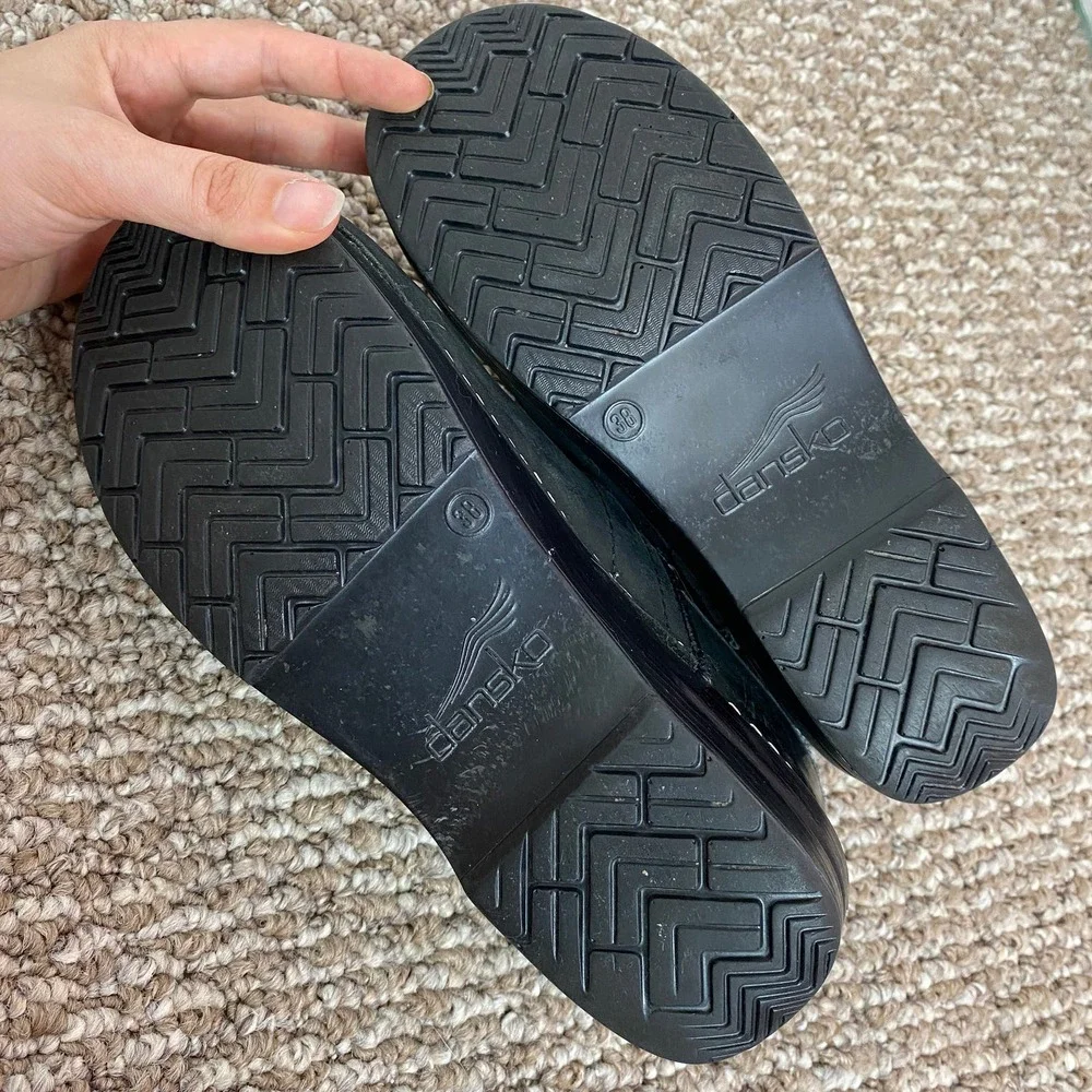 Dansko Matte Black Nursing Clogs - Picture 7 of 7